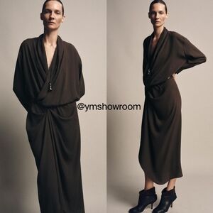 ZARA Collection Drapped Dress